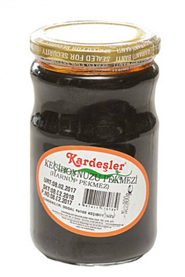 Kardeşler Keçiboynuzu (Harnup) Pekmezi Cam Kavanoz 600 G ürün görseli 1