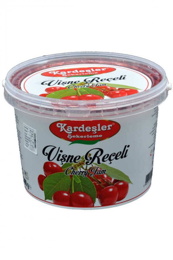 Kardeşler Vişne Reçeli Kova 2400 G ürün görseli 1
