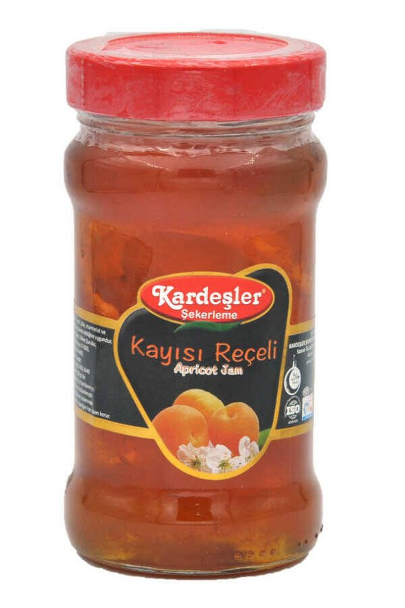 Kardeşler Kayısı Reçeli Cam Kavanoz 380 G ürün görseli 1