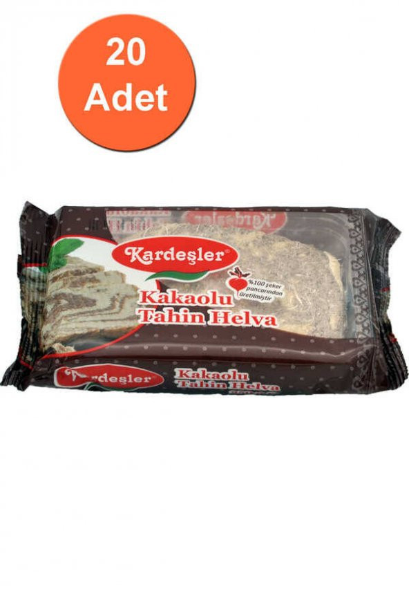Kardeşler Kakaolu Tahin Helva 250 G x 20 Adet ürün görseli 1
