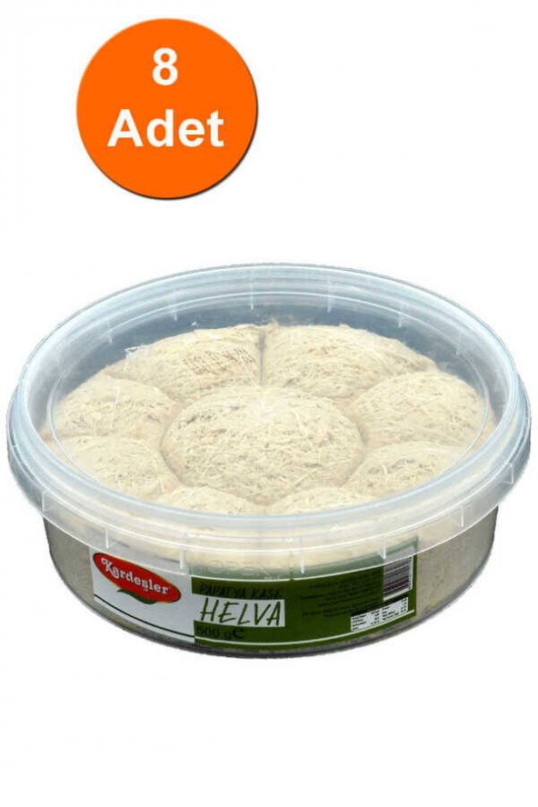 Kardeşler Sade Tahin Helva Papatya Kase 400 G x 8 Adet ürün görseli 1
