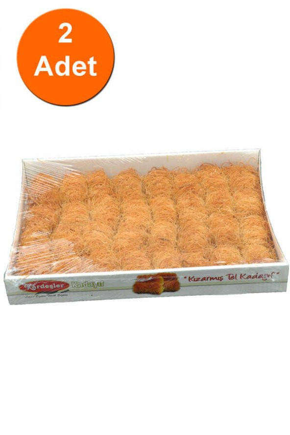 Kardeşler İnce Sarma Kızarmış Tel Kadayıf Kutu 400 G x 2 Adet ürün görseli 1