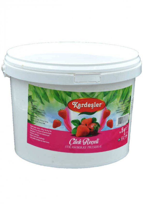 Kardeşler Çilek Reçeli Kova 5 Kg ürün görseli 1
