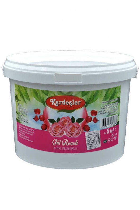 Kardeşler Gül Reçeli Kova 5 Kg ürün görseli 1