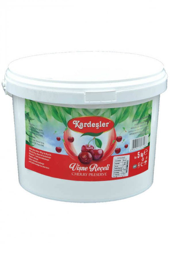 Kardeşler Vişne Reçeli Kova 5 Kg ürün görseli 1