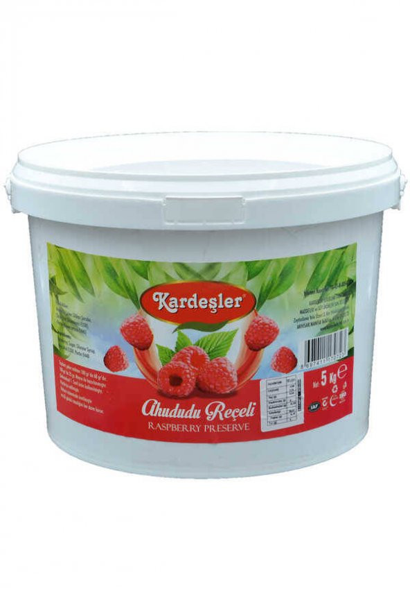 Kardeşler Ahududu Reçeli Kova 5 Kg ürün görseli 1