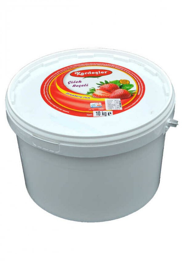 Kardeşler Çilek Reçeli Kova 10 Kg ürün görseli 1