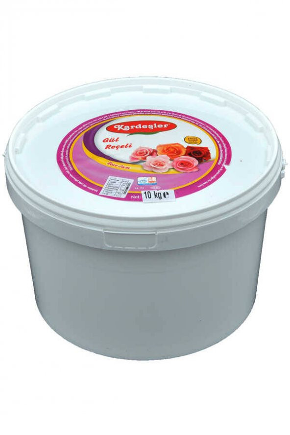 Kardeşler Gül Reçeli Kova 10 Kg ürün görseli 1