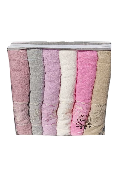 Çıtlık Çicek Desen Banyo Havlusu ürün görseli 1