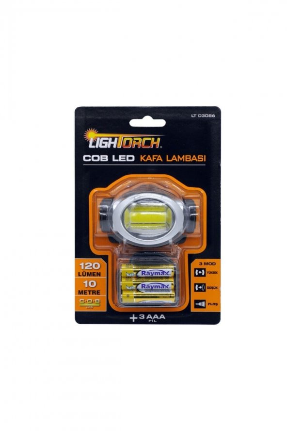 Lt03086 Cob Led Kafa Lambası 120 Lümen - Resim 2