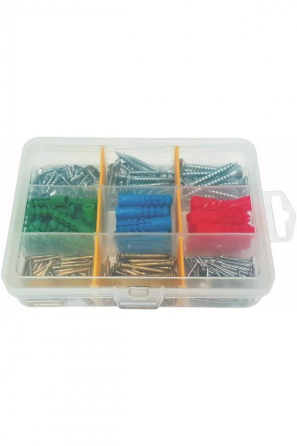 Her eve lazım 220 Parçalı Organizer Set kutulu vida, BETON ÇİVİSİ dubel ürün görseli 1