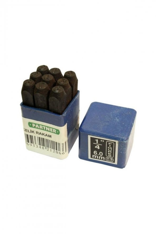 Pt21204 Çelik Rakam 9 Parça 4mm ürün görseli 1