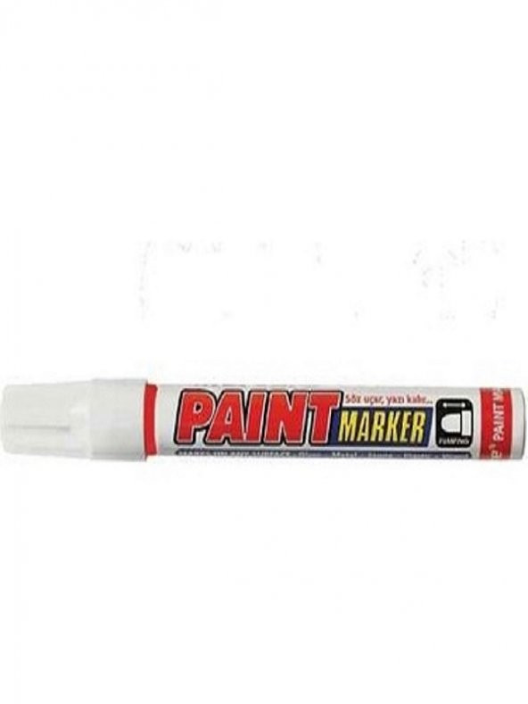 Paint Marker Silinmez Yazı Kalemi Metal Beyaz renk yazar ürün görseli 1