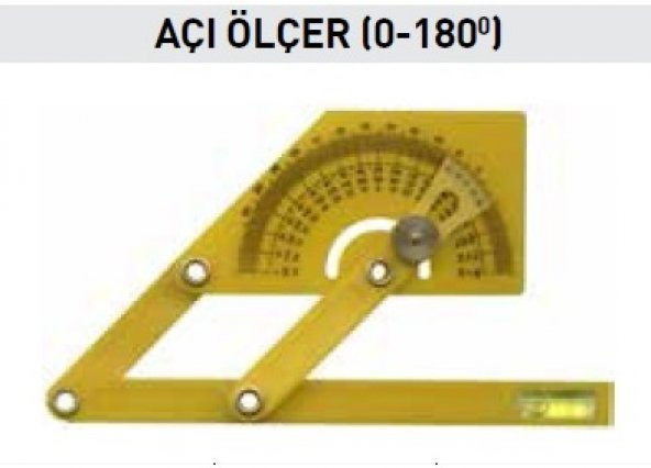 Açı Ölçer 0-180 Derece 12101 - Resim 2