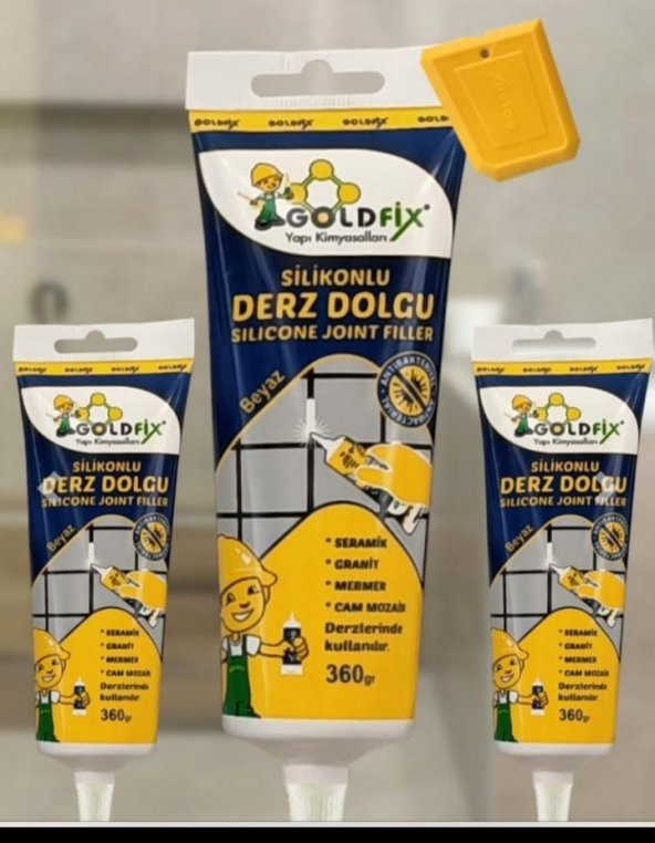 Derzmatik hazır Silikonlu Derz Dolgu beyaz ürün görseli 1