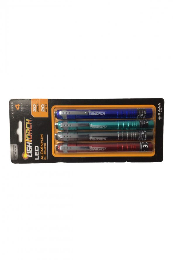 Lıghtorch Alm.el Feneri 4lü 20 Lumen Lt 03079 ürün görseli 1