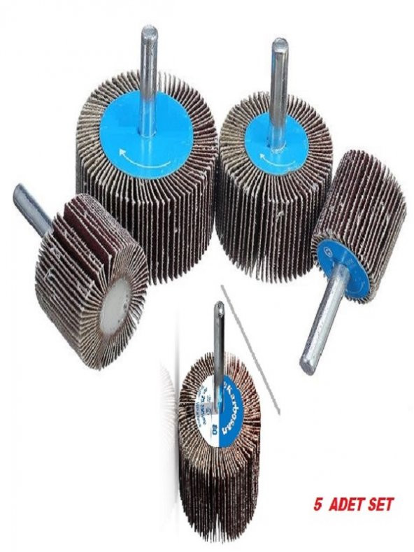 saplı mop zımpara 50mm seti 5 adetli fırfır ürün görseli 1