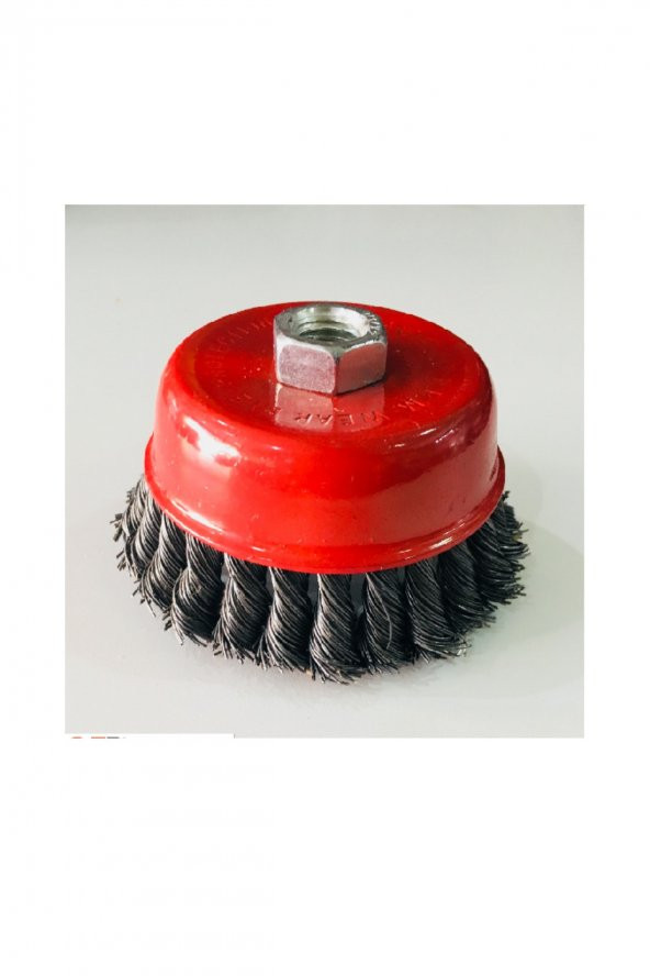 Çanak Fırça Burgulu 100 Mm Kaliteli ürün görseli 1