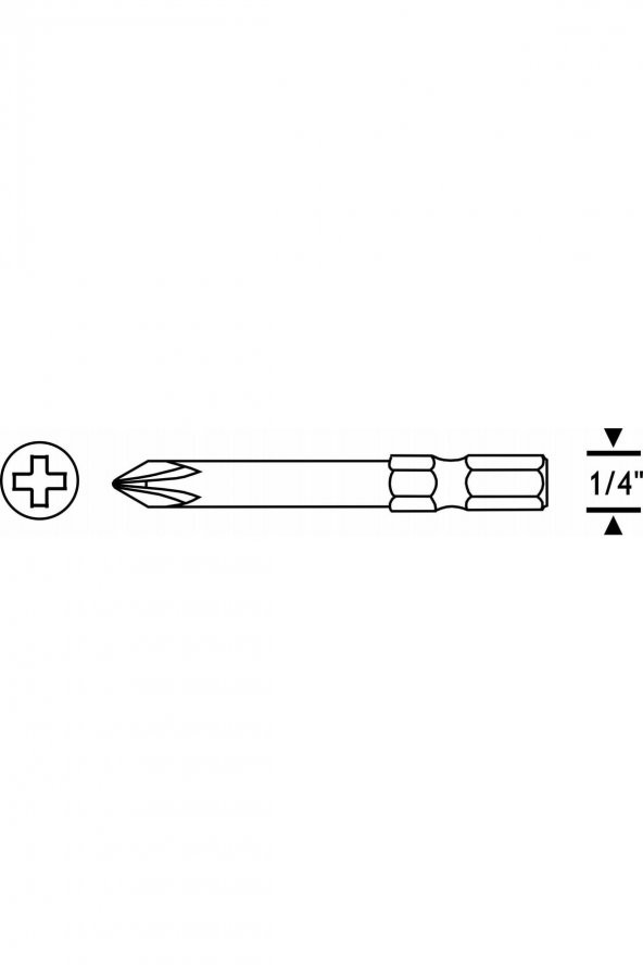 Proscr Scr03075 - Ph2-75mm Yıldız Bits Uç - Resim 2
