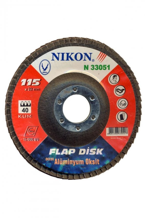 Flap Disk zımpara flexi   4 adetli ürün görseli 1