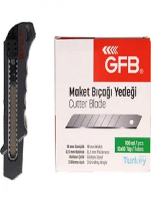 Maket Bıçağı Ağzı YEDEK 100 adetli ürün görseli 1