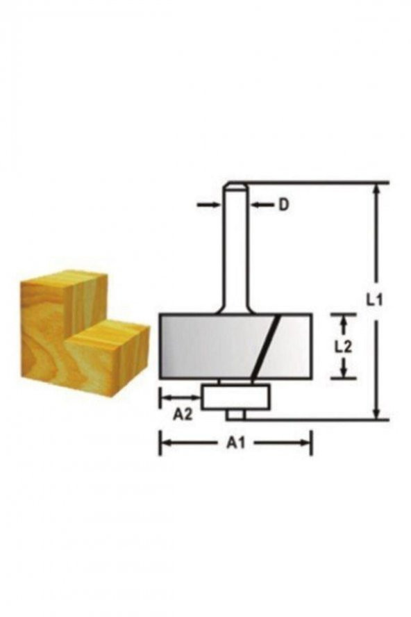 Th14487 Rulmanlı Lamba Freze Bıçağı 25 Mm - Resim 2