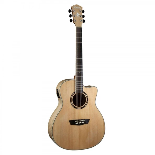 Washburn AG40CE Apprentice Serisi Elektro Akustik Gitar - Resim 2