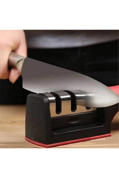 Profesyonel Bıçak Bileyici 3 Açılı Elmas Seramik Tungsten Çelik El Bıçakları Bileme ürün görseli 1