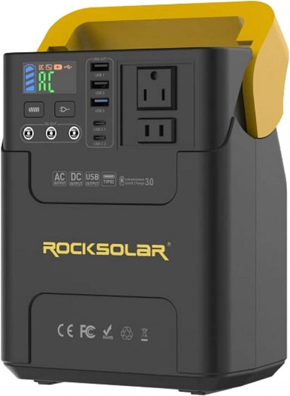 Rocksolar RS328 Taşınabilir Güç Kaynağı 222Wh (Kutusuz) ürün görseli 1
