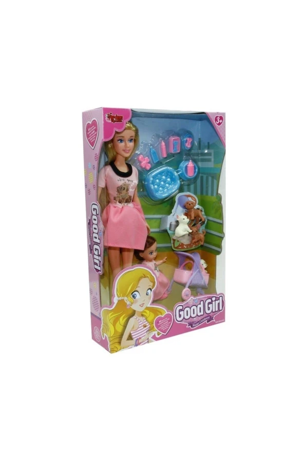 Kutulu 29 cm Anne Kız Pet Shopta Bebek  8111 ürün görseli 1