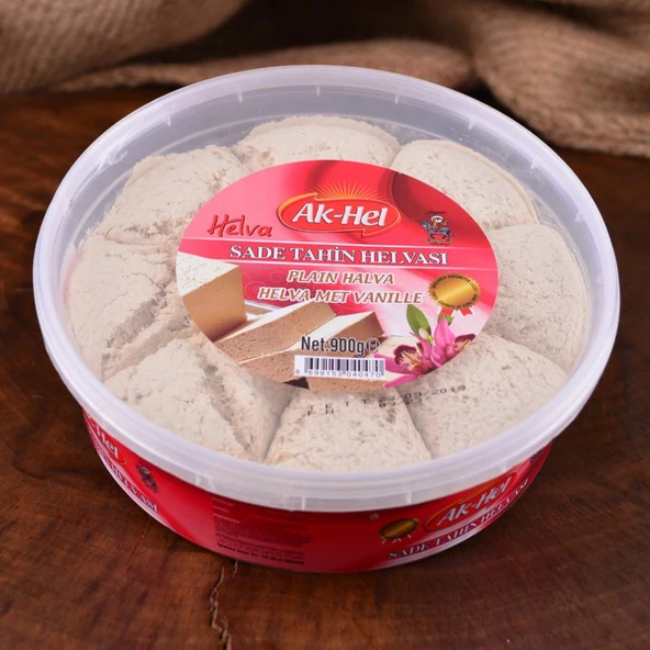 Ak-Hel Sade Tahin Helvası 900 g e ürün görseli 1