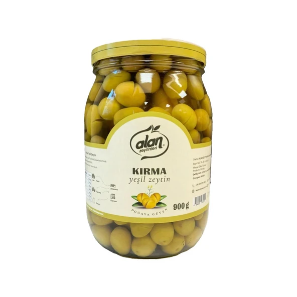 Alan Kırma Yeşil Zeytin 141 - 160 4XL 900 g ürün görseli 1