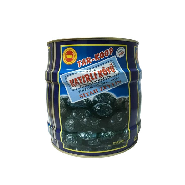 Yöresel Gemlik Katırlı Köyü Siyah Zeytin 2000 g e ürün görseli 1