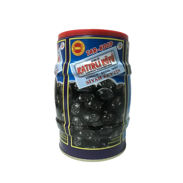 Yöresel Gemlik Katırlı Köyü Siyah Zeytin 1000 g e ürün görseli 1