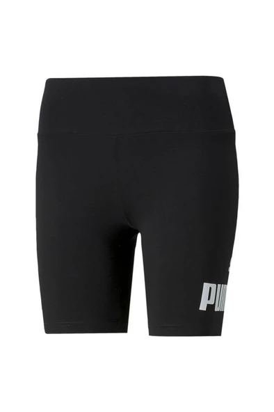 Puma Logo Short Leggings Kadın Kısa Tayt Siyah XS-XL ürün görseli 1