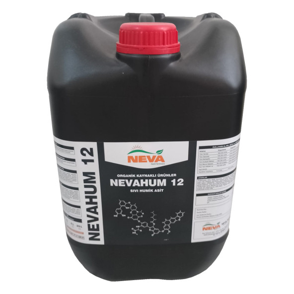 Nevahum12 Sıvı Humik Asit Organik Toprak Düzenleyici 20Litre ürün görseli 1