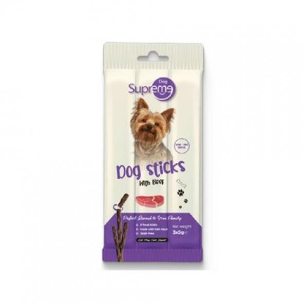 Supreme Dog Sticks Biftekli Köpek Ödül 3*5 Gr ürün görseli 1