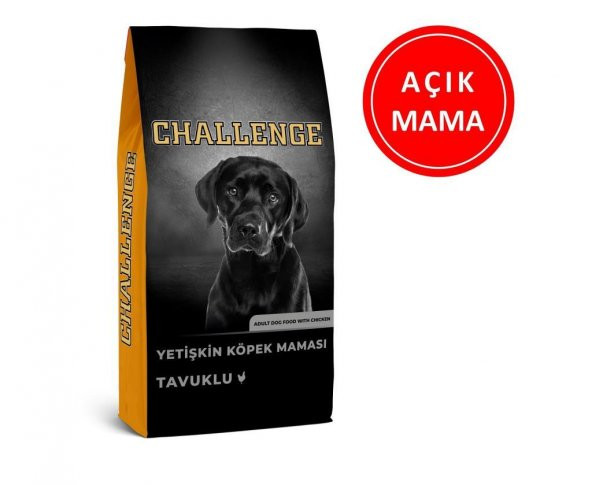 Challenge Tavuklu Yetişkin Köpek Maması 1 Kg AÇIK ürün görseli 1