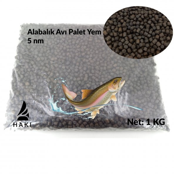 Haki Palet Yem 1Kg Sazan Alabalık Palet Yem 5nm ürün görseli 1