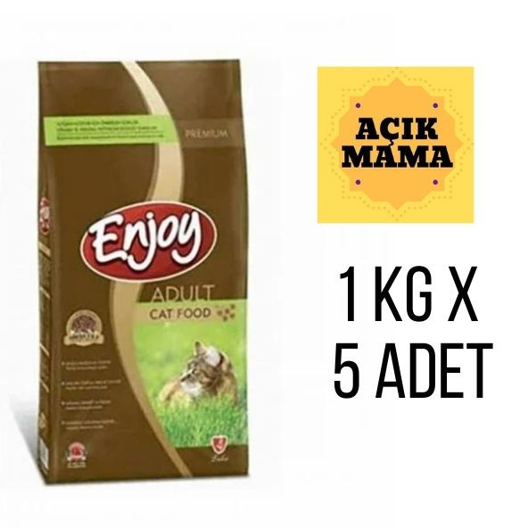 Enjoy Tavuklu Yetişkin Kedi Maması 5 Kg Açık Mama ürün görseli 1