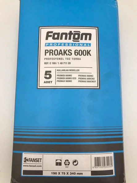 Profosyonel Kagıt Toz Torbası 5Li - Resim 6