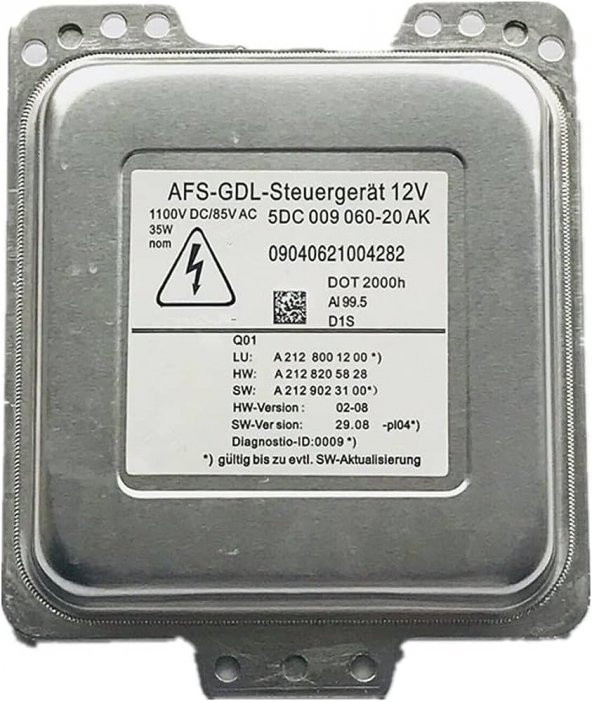 5dc00906020 MERCEDES E SERİ W212 2009-2012 FAR BEYNİ SIFIR KODLU ürün görseli 1