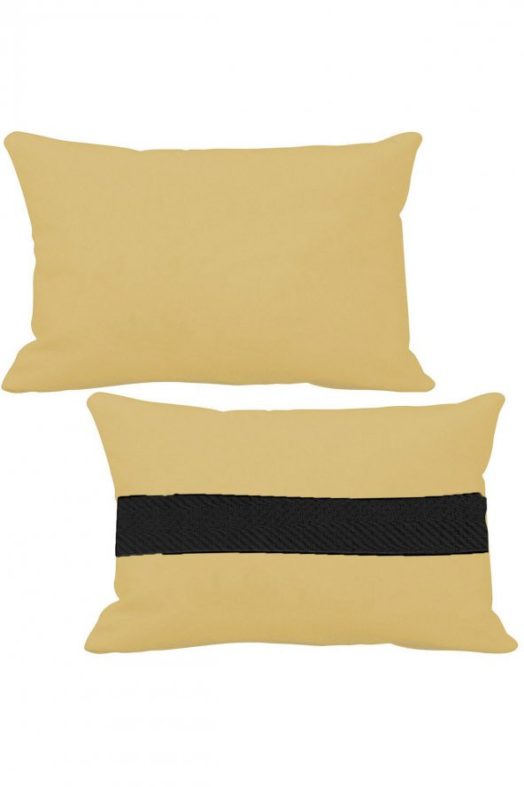 Öziron Chrysler PT Cruiser Uyumlu Oto Koltuk Boyun Yastığı 2 Adet Logosuz Kremrengi Ortopedik Yastık ürün görseli 1