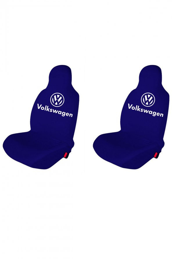 Öziron VW Tiguan Oto Koltuk Servis Kılıfı Logo Baskılı Ön Koltuklar Lacivert ürün görseli 1