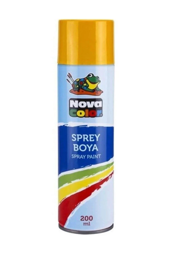 Nova Color Sprey Boya 200 ML Sarı Sprey Boya ürün görseli 1