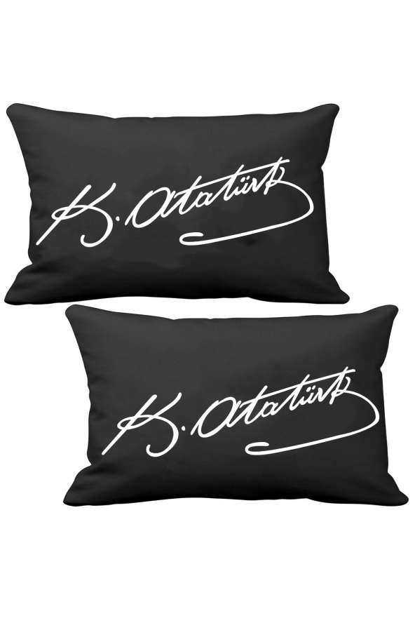 Özdemir Teks Renault Talisman Oto Koltuk Boyun Yastığı Ortopedik 2 Adet Atatürk Siyah ürün görseli 1