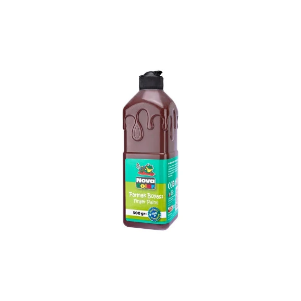 Nova Color Parmak Boyası Kahverengi 500 Gram Kahve Rengi Parmak Boyası ürün görseli 1