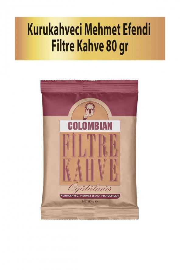 Mehmet Efendi Colombian Filtre Kahve 80 gr ürün görseli 1