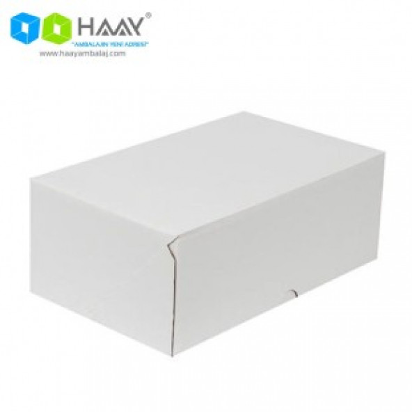 HAAY AMBALAJ 25x20x10cm Beyaz E-ticaret Kargo Kutusu (25 Adet) ürün görseli 1