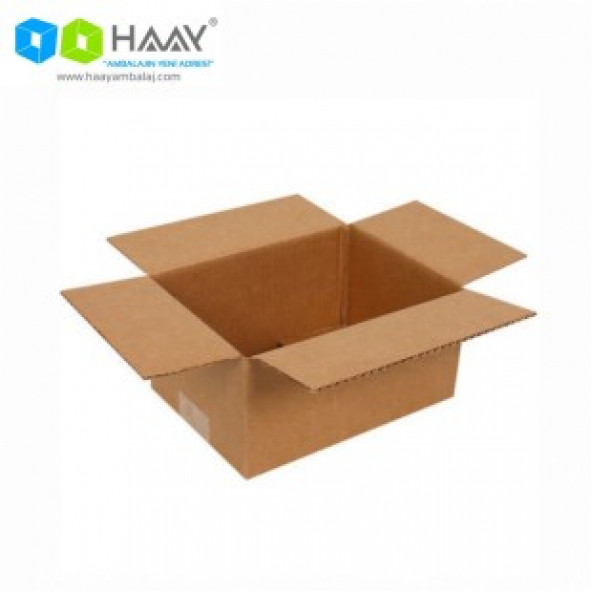 HAAY AMBALAJ 21x12x14cm Tek Oluklu Koli Kraft (50 Adet) ürün görseli 1